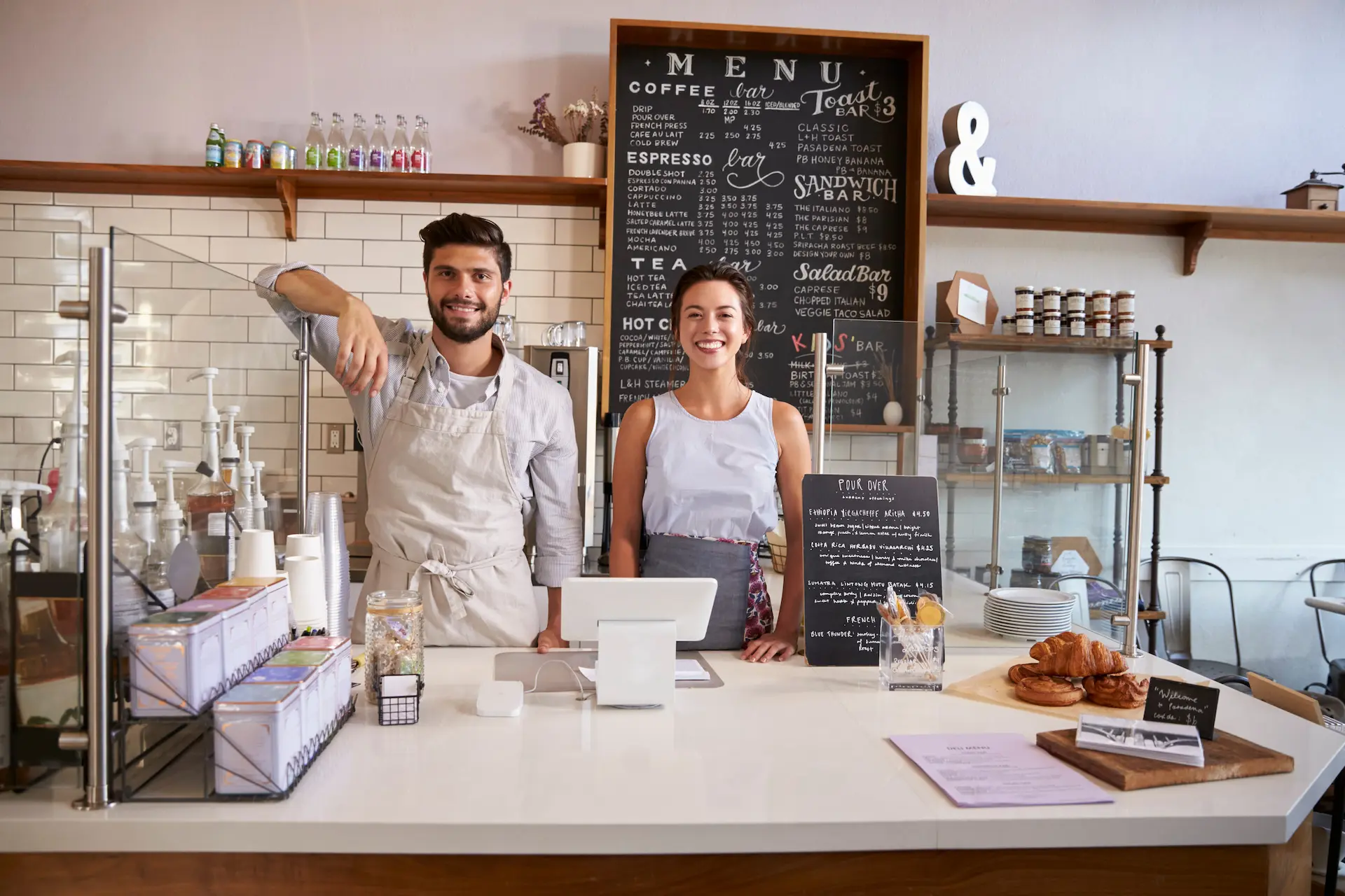 North Carolina restaurant counter protected by restaurant and bar insurance